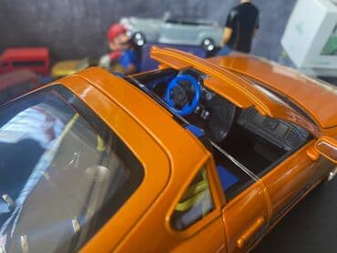 metbex tavan modelleri: Коллекционная модель Toyota Supra A80 Orange 1995 Jada Toys Art — 16