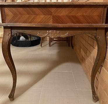 acılıb bağlanan masa: Düz masa, Stulsuz, Polkasız, Siyirməli, Taxta — 2