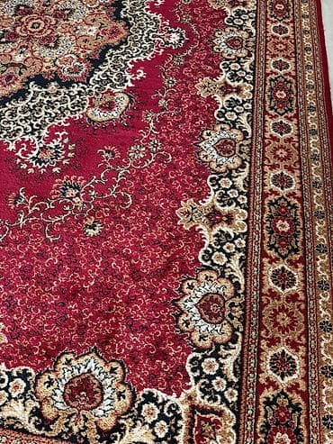 CD, DVD disklər və kassetlər: Şərq üslublu klassik xalça - Rəng palitrası: dərin qırmızı fon, krem — 2