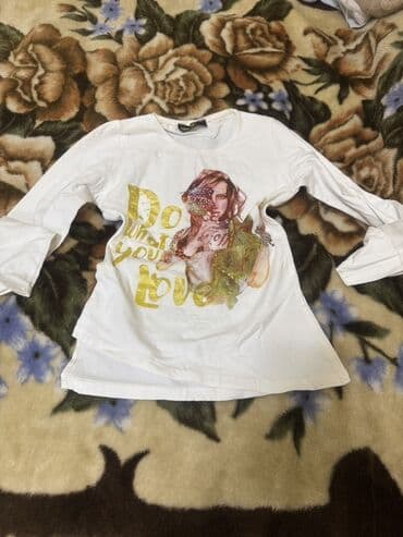 toxunma uşaq koftaları: Uşaq geyimiher biri 10 azn - Ağ uzunqol köynək: Ön hissədə qrafik — 1