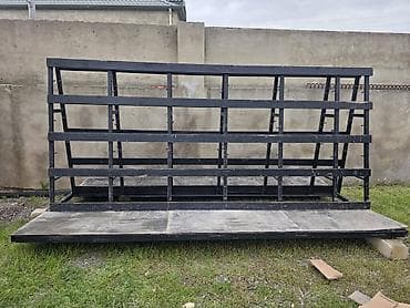 Şüşə və vitraj panellərin daşınması üçün metal “A-Frame” stend - — 1