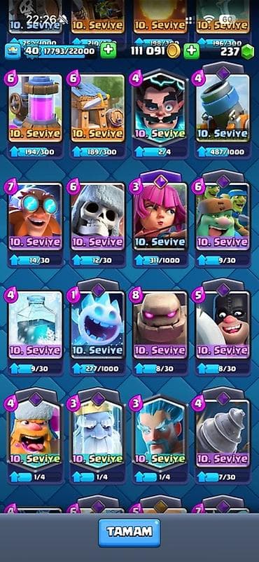sep sekilleri: Clash Royale hesabı – yüksək səviyyəli, oyuna hazır profil - Kral — 5