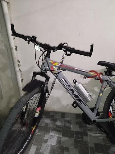 TIME markalı dağ velosipedi - Rəng: boz/gümüşü gövdə, qara