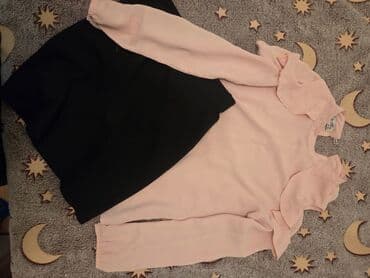 Oyuncaqlar: Qız uşaqları üçün geyim dəsti - Foto 1: Zərif zolaqlı ziyafət donu və — 2