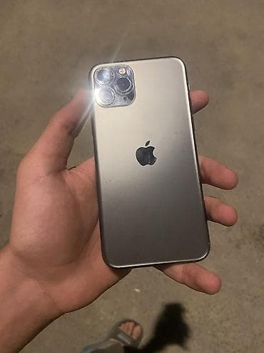 se pro: IPhone 11 Pro, 256 GB, Qara, Barmaq izi, Face ID — 1