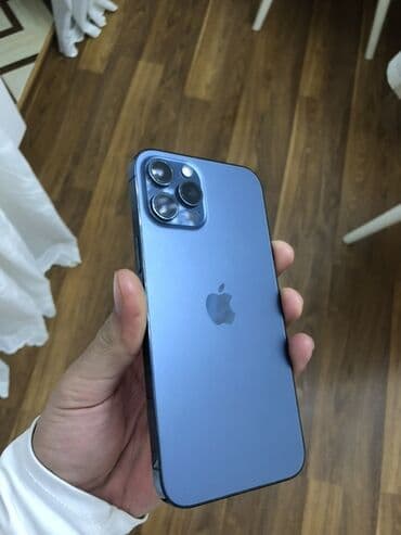 islenmis iphone 7: IPhone 12 Pro Max, 128 ГБ, Голубой, Face ID — 1