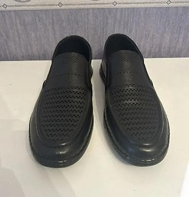 loafer: Kişi üçün dəri mokasinlər - Rəng: qara - Üst material: təbii dəri — 2