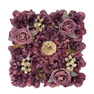 lalələr lalə gülü şəkilləri: Dekorativ süni gül paneli – kvadrat modul - Dizayn: sıx çiçək — 7