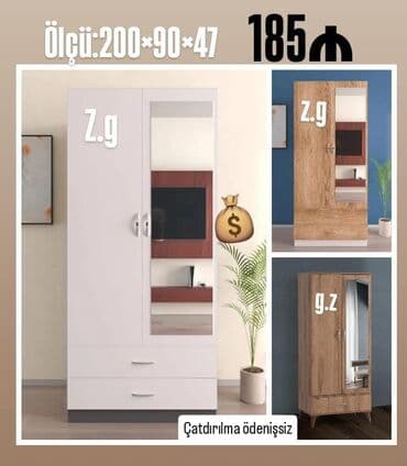 Yeni, Açılan, Düz dolab, Qarderob, paltar dolabı