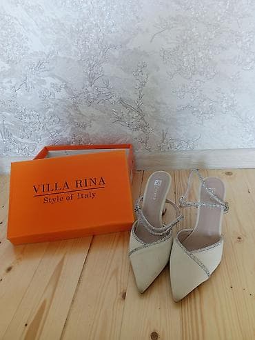 ilan sep: Villa Rina “Style of Italy” qadın tuflisi - Rəng: süd ağ/ekru - — 2