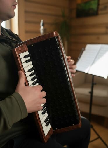 пианино в баку: Акустический Аккордеон, Новый — 1