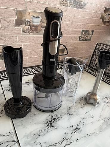 Техника для кухни: Braun çoxfunksiyalı əl blenderi seti - Güclü Braun motor bloku, sürət — 2