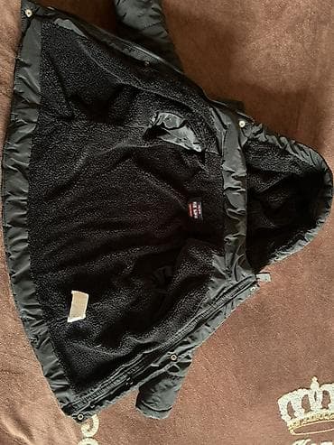 qis geyimleri: Uşaq üçün qış kurtkasi - Rəng: qara, - Uşaqlar üçün praktik və isti — 3