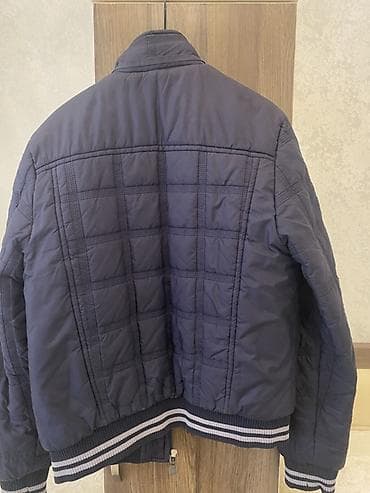 Üst geyimləri: Kişi qış/küləkkeçirməz jaket - Rəng: tünd göy (navy) - Model: qısa — 3