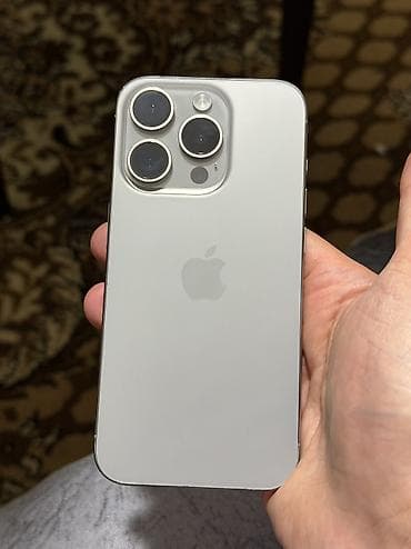 apple iphone 12: IPhone 15 Pro, 128 GB, Natural Titanium, Face ID, Sənədlərlə — 8