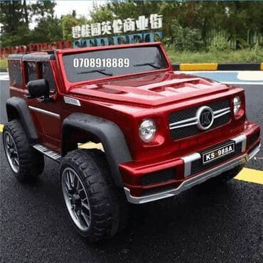 ucuz uşaq maşınları: 10 yaşlı uşaqlar üçün elektrikli avtomobil Mercedes Brabus! Material — 5