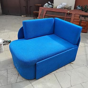 Ev üçün mebel: Divan-kravat, İşlənmiş, Açılan, Bazasız, Parça — 3