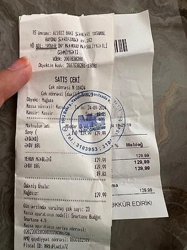 bluetooth mikrafon: İşlənmiş Simsiz (Bluetooth) Qulaqcıqlar, Sony, rəng - Ağ — 4