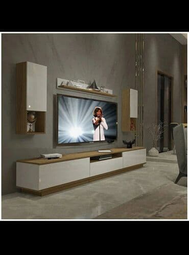 tek termo: Yeni, Düz TV altlığı, Polkalı, Laminat, Azərbaycan — 6