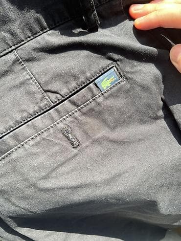 kapri şalvar: Lacoste orjinal kişi şalvarı – Slim Fit model - Ölçü: FR 38 / US 30 — 2