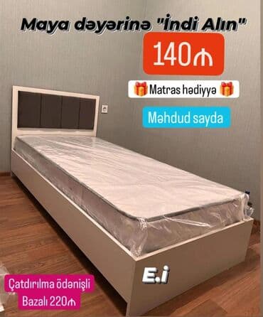 Komodlar: Yeni, Təknəfərlik çarpayı, Bazasız, Matras ilə, Siyirməsiz — 2