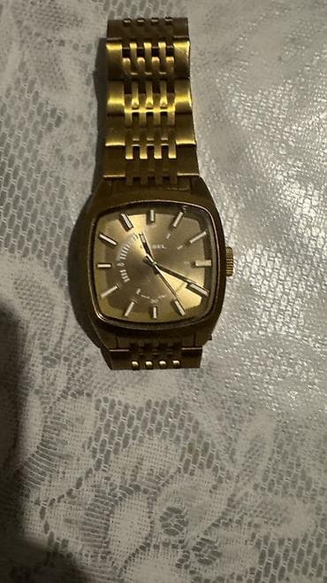 İşlənmiş, Qol saatı, Diesel, rəng - Qızılı