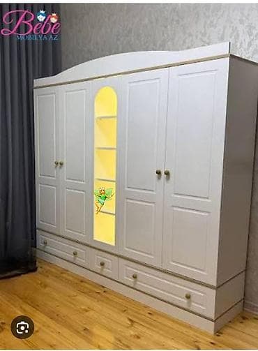 Oğlan və qız üçün, Yeni, 4 qapılı, Açılan, Düz dolab