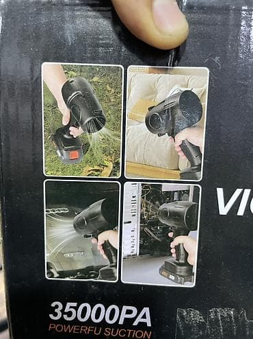 Alətlər: Violent Fan simsiz əl ventilyatoru/blower Xüsusiyyətlər: - 35.000 Pa — 7