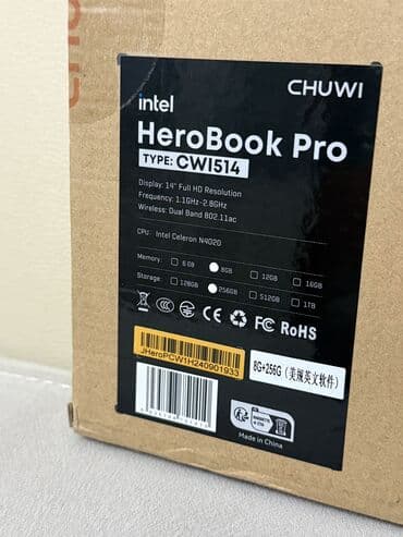 dell notebook: Intel Celeron, 8 GB, 14 " — 3