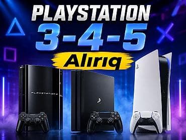 PlayStation 3/4/5 alışı və satışı - PlayStation 3, PlayStation 4 və lalafo.az -da PlayStation 3/4/5 alışı və satışı - PlayStation 3, PlayStation 4 və