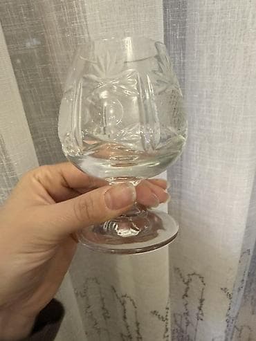 servis qab: Qədəhlər, rəng - Ağ, Şüşə — 4