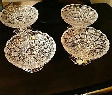 Cex xrustal 4 eded limon,xurma,çərəz ve s ucun. 4 ededi 110 azn