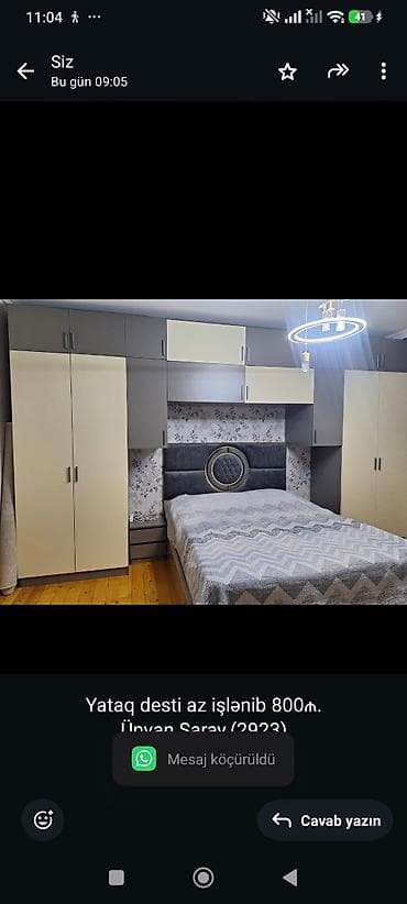 Yataq desti az işlənib 800₼.
Ünvan Saray.(2923)
Mehi Ⓜ️ lalafo.az -da Yataq desti az işlənib 800₼.
Ünvan Saray.(2923)
Mehi Ⓜ️