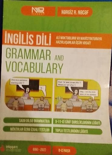Məhsul: İngilis dili üzrə tədris vəsaiti – “Grammar and Vocabulary” — 1