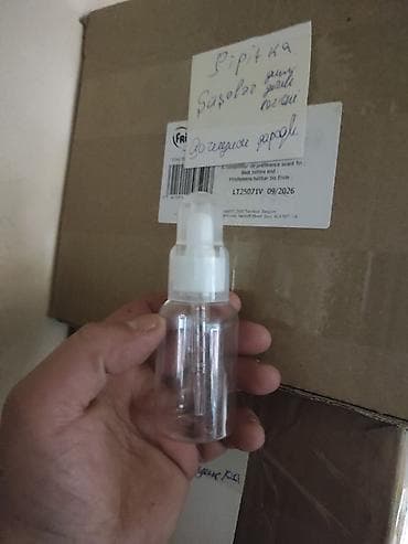 bogema qab: Şüşə damcı qabları – pipetkalı - Həcm: təxminən 30 ml (kompakt ölçü — 3