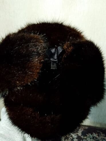 женские шапки на флисе: Шапка, One size, цвет - Коричневый — 4