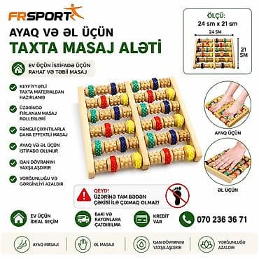 idman aletler: 💥taxta masajor, ayaq masajı ✅ 7/24 əlaqə saxlaya bilərsiz. ✅ — 1