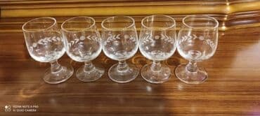 Qədəhlər, Şüşə