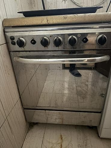 Qaz sobası Ayrıca dayanan, 4 gözlü