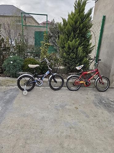 vesebed: Uşaq velosipedləri – 2 ədəd - Model/ölçü: Təxminən 16 düym təkərli — 2