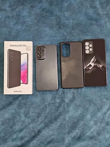 samsung a 56: Samsung Galaxy A53 5G, 128 GB, rəng - Qara, Barmaq izi — 1