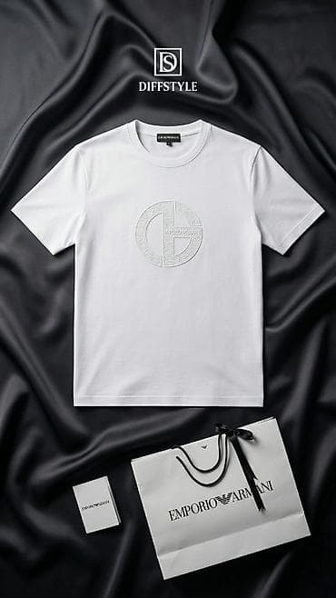 stringer alt geyimi: Emporio Armani kişi T‑şörtü - Model: Emporio Armani qısaqol, kruq — 2
