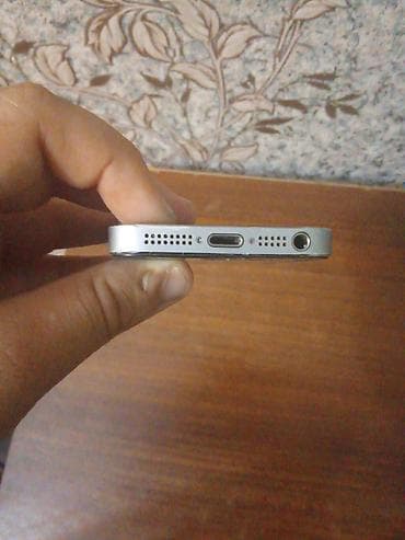 apple x max: IPhone 5s, Gümüşü, Barmaq izi — 1