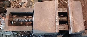 Dekorativ divar panelləri: Ağır tip dəzgah üçün sıxac (mengene) - Material: tam metal — 4