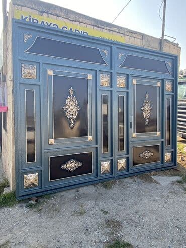 ən ucuz darvazalar: Salam Darvaza Yenidir Eni-3.50 Hündürlük-2.60.Bütün Matreallar Rusiya — 4