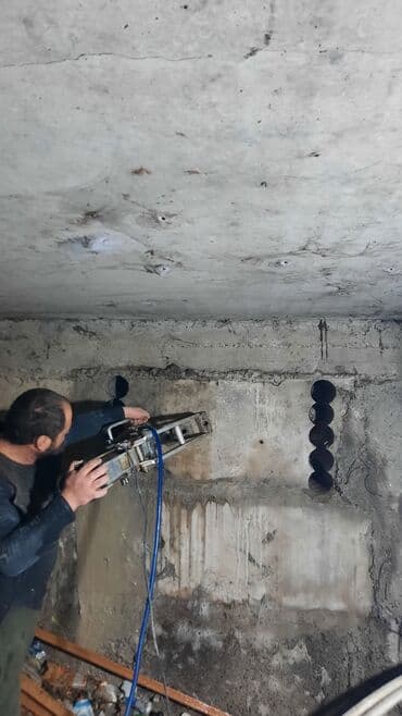 Santexnik işləri: Beton kesilmesi deşilmesi dsğdılması sökilmesi spkinti işleri kesinti — 3