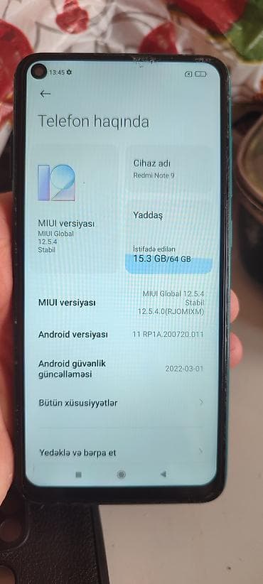irşad redmi note 9: Redmi Note 9, 64 GB, rəng - Yaşıl, İki sim kartlı — 3