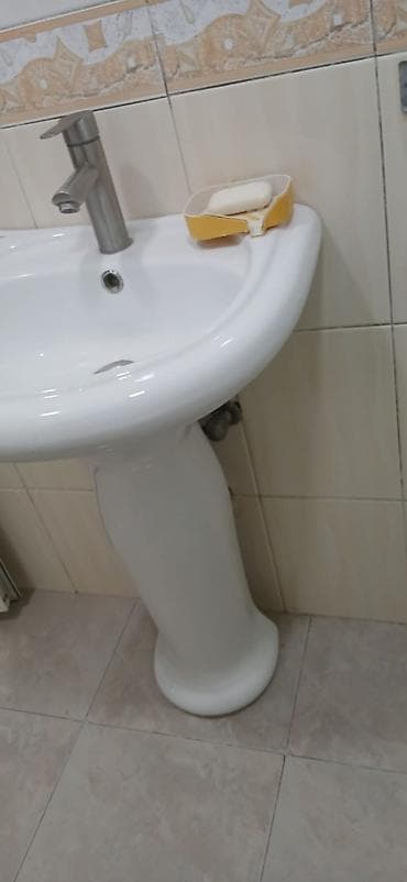 ручка: Piyedestal ayaqlı keramik lavabo dəsti - Material: sanitar — 4