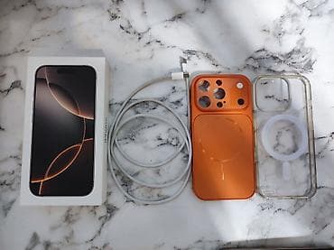 mini pc computer: IPhone 16 Pro, 256 GB, Desert Titanium, Face ID, Simsiz şarj — 8