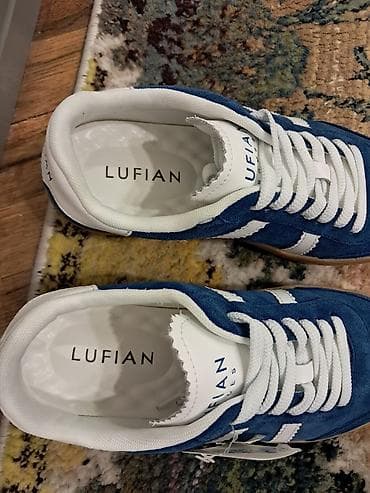 Botinkalar: Lufian Shoes kişi krossovkaları ORIGINAL - Rəng: tünd mavı (suede) — 4